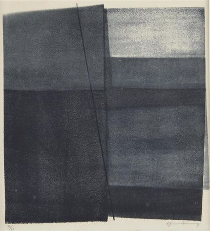 null Hans HARTUNG (1904-1989)
Composition
Lithographie numérotée 33/75 en bas à gauche...