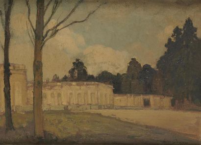 null Henry GROSJEAN (1864-1948)
Le Grand Trianon
Huile sur toile, signée en bas à...