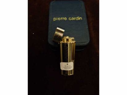 Pierre Cardin Briquet à gaz en métal de deux tons, Pierre Cardin.