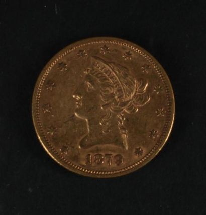 null 1 pièce de 10 dollars, 1879