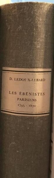 null D. LEDOUX-LEBARD, Les ébénistes parisiens 1795-1870, Paris, F de Nobele. 
