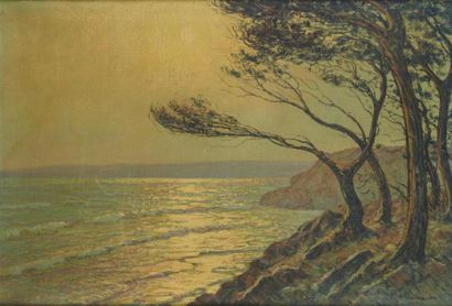 null Arsène CHABANIAN (1864-1949)
Clair de Lune
Deux huiles sur toile formant pendant....