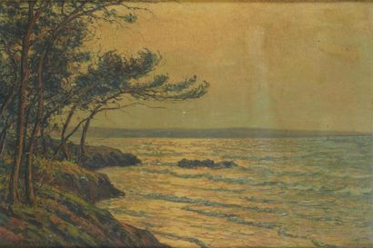 null Arsène CHABANIAN (1864-1949)
Clair de Lune
Deux huiles sur toile formant pendant....