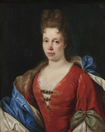 null Ecole FRANCAISE vers 1700, entourage de François de TROY
Portrait de femme en...