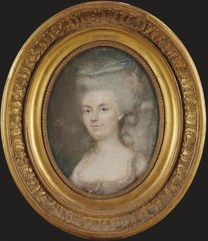 null Ecole FRANCAISE vers 1780
Portrait de femme
Pastel ovale
18,5 x 14,5 cm
Accidents...