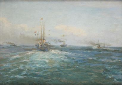 null Alexis de HANZEN (Odessa 1876 - Dubrovnic 1937)
« La croisière diplomatique...