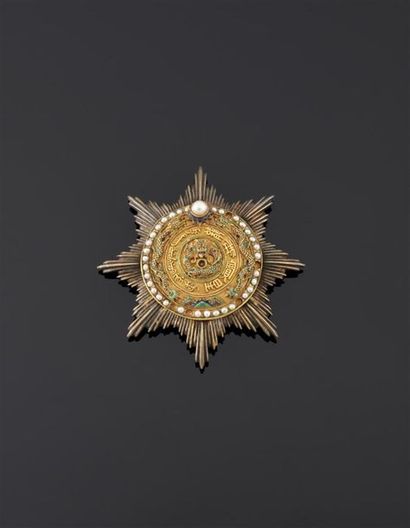 null Empire de Chine - Ordre de la Précieuse Étoile du Double Dragon, fondé en 1882,...