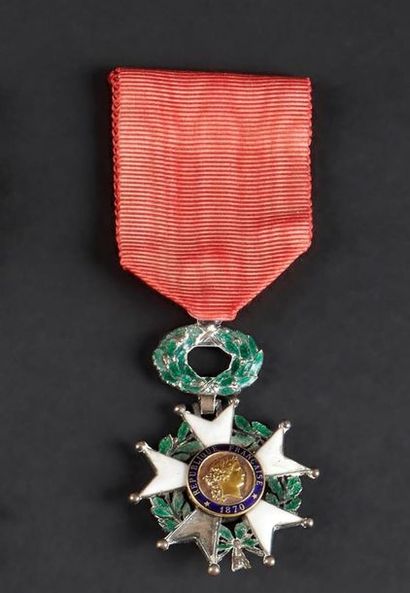 null Ordre de la Légion d'honneur, lot de quatre étoiles de chevalier de taille ordonnance...