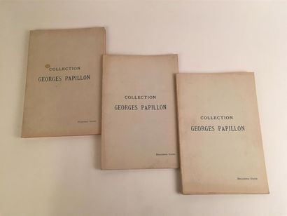 null CATALOGUES DE VENTE :
Collection Georges Papillon , 1ère et 2ème ventes.
Etat...