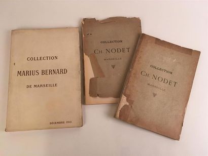null CATALOGUES DE VENTE :
- Collection Marius Bernard, de Marseille, 1912.
- Collection...