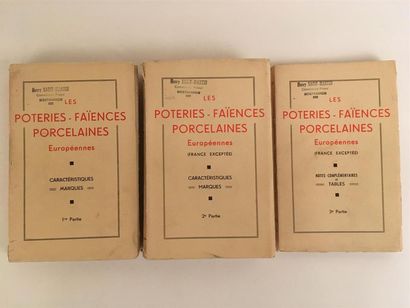 null TARDY
Les poteries, les faiences et les porcelaines européennes, 3 tomes.
Etat...