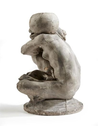 null Auguste Rodin (1840-1917)
Cariatide à l'urne, petit modèle, version avec urne...