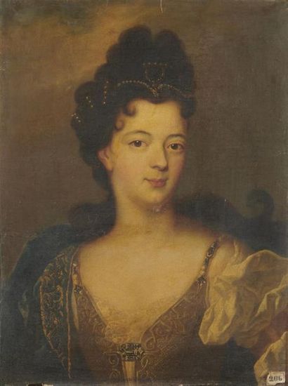 null Ecole Française vers 1700
Portrait de dame en buste 
Toile
63 x 46 cm
Restaurations...