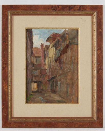 null Alexandre JACOB (1876-1972)
Vues de village
Deux huiles sur panneau
21x 15 cm...