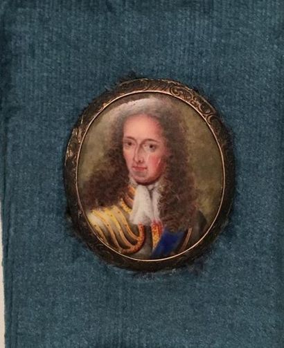 null Ecole hollandaise 
Portrait de Guillaume de Nassau dit d'Orange
H.: 3 cm
Dans...