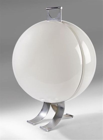 null ECOLIGHT - MILANO
Lampe de table à deux hémisphères en plexiglass opalin blanc...