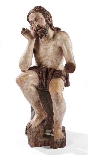 null SUD DE LA FRANCE, XVIIème siècle
Christ de pitié
Statuette en ronde bosse en...