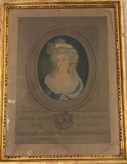 null Portraits de Marie-Antoinette
Deux gravures
23 x 16 cm à vue et 43 x 31 cm
Joliment...