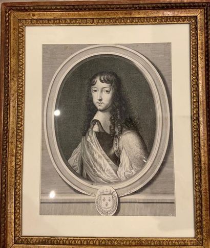 null D'après JEAN NOCRET (1615-1672) 
Portrait de Philippe de France, Duc d'Orléans...