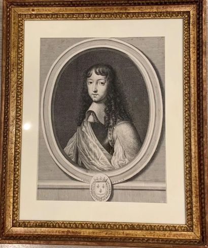 null D'après JEAN NOCRET (1615-1672) 
Portrait de Philippe de France, Duc d'Orléans...