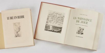 null COLETTE. La Naissance du jour. Paris, Flammarion, 1942. Petit in-4, en feuilles,...