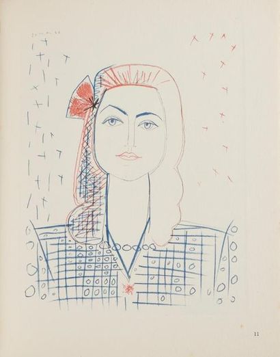 null Paul ELUARD. Picasso. Dessins. Paris, Braun et Cie, 1952. In-4, broché.	
EDITION...