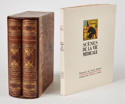 null Théophile GAUTIER. Le Capitaine Fracasse. Paris, Briffaud, 1926. 2 volumes in-8,...