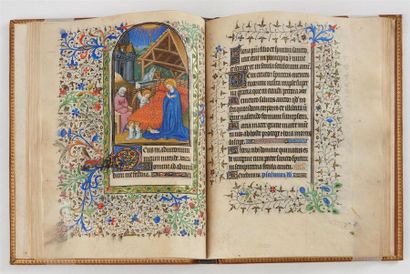 null MANUSCRIT . HEURES DE LA VIERGE A L'USAGE DE PARIS. (Paris, vers 1440-1450)....