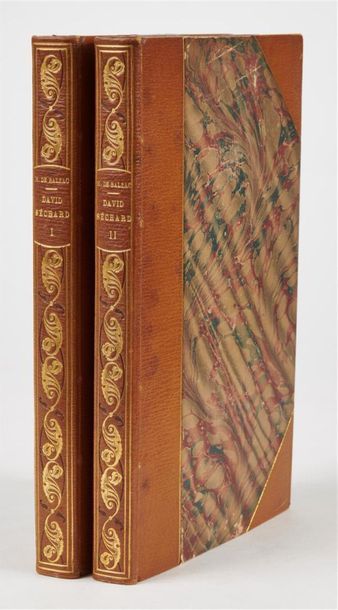 null Honoré de BALZAC. David Séchard. Paris, Dumont, 1843. 2 volumes in-8, non rogné,...