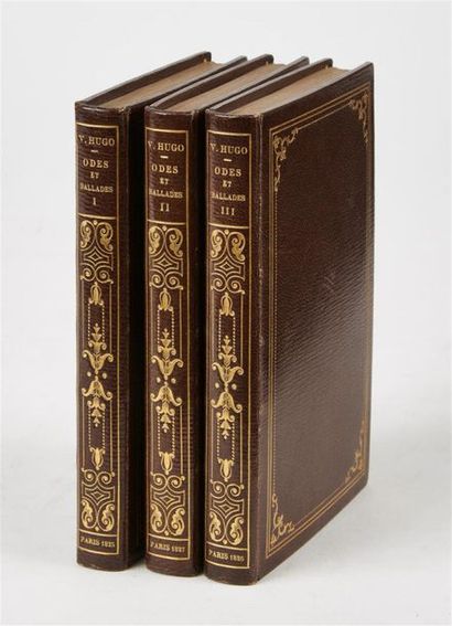 null Victor HUGO. Odes. - Odes et Ballades. Paris, Ladvocat, 1825-1827. 3 volumes...