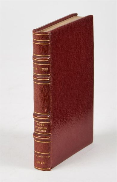 null Victor HUGO. Odes et poésies diverses. Paris, Pélicier, 1822. In-12, maroquin...