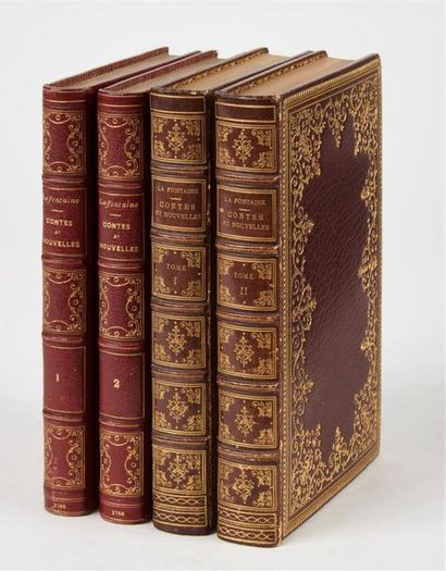 null Jean de LA FONTAINE. Contes et nouvelles en vers. Amsterdam, 1764. 2 volumes...