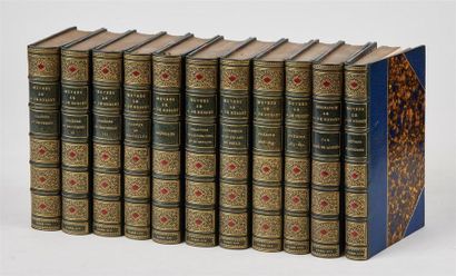 null Alfred de MUSSET. Oeuvres complètes. Paris, Lemerre, 1876-1877. 11 volumes in-12,...