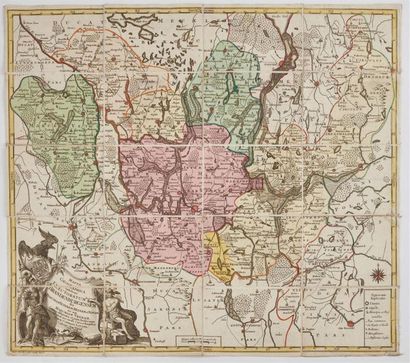 null Marchiam VKERAM. Mappa Geographica exhibens Electoratum Brandenburgensem sive...