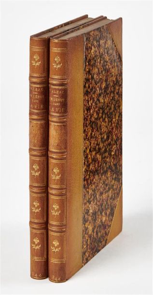 null Honoré de BALZAC. Un début dans la vie. Paris, Dumont, 1844. 2 volumes in-8,...