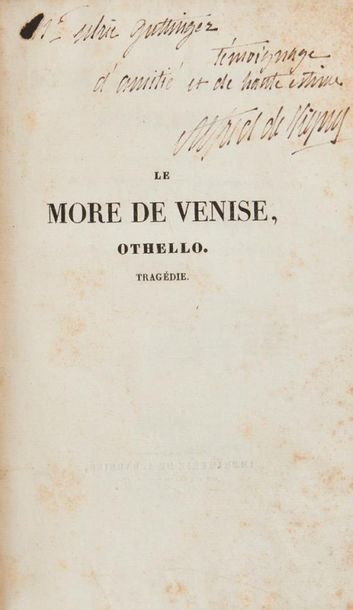 null Alfred de VIGNY. Le More de Venise, Othello. Tragédie traduite de Shakspeare...