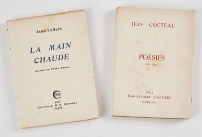 null Jean COCTEAU. Poésies. 1946-1947. Paris, Pauvert, 1947. In-8, broché.	
EDITION...