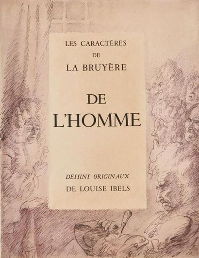 null Jean de LA BRUYÈRE. De l'homme. Paris, Féquet et Baudier, 1950. In-4, en feuilles,...