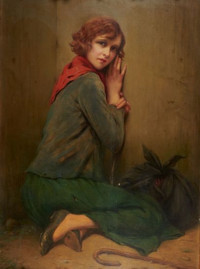  François MARTIN-KAVEL (1861-1931)
«La vagabonde»
Huile sur toile signée en bas à... Gazette Drouot