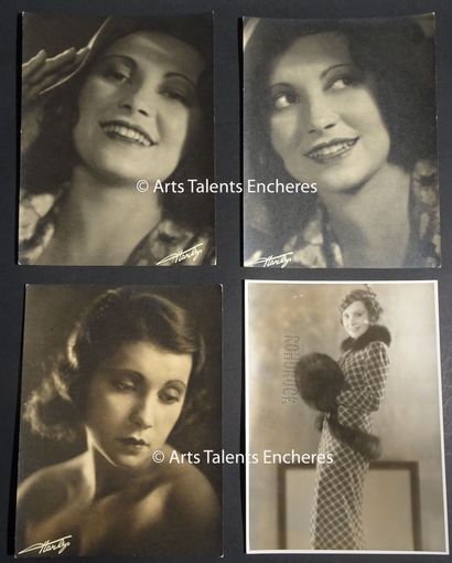 null HARLIP

"Ensemble de 22 portraits d'une comédienne à identifier c 1920. Epreuves...