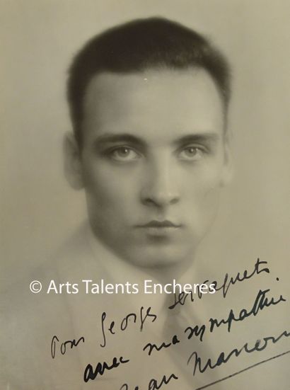 null HENRI MANUEL

"Portrait de Jean Marconi" au théâtre de l'Athénée c 1930. Epreuve...