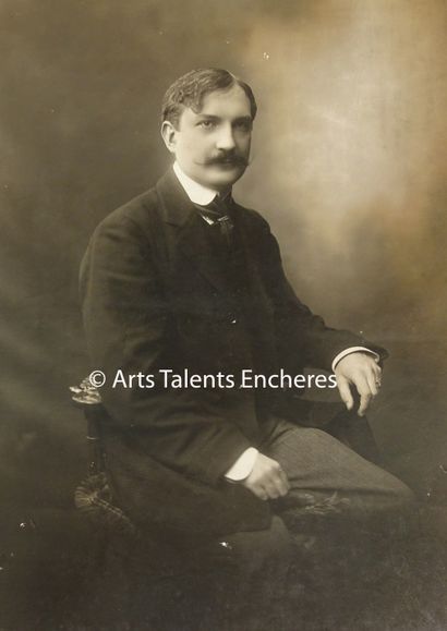 null HENRI MANUEL

"Portrait de René Peter" au théâtre de l'Athénée c 1904..Epreuve...
