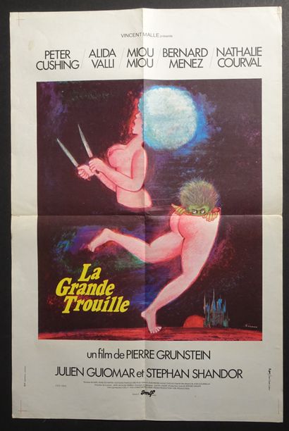 null LA GRANDE TROUILLE Affiche pour le film « La grande trouille » 1973. Format...