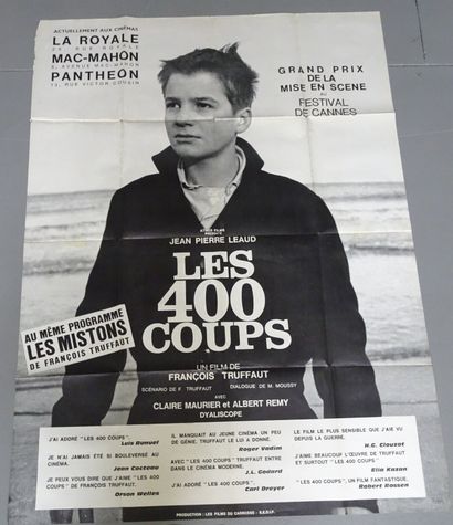 null LES 400 COUPS Affiche pour le film « Les 400 coups » De François Truffaut 1959....