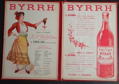 null BYRRH Publicité pour Byrrh sur carton. Format : 34 x 50 cm.