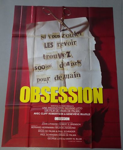 null OBSESSION Affiche pour le film « Obsession» 1976. Format : 120 x 160 cm