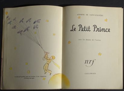 null ANTOINE DE SAINT-EXUPERY Le Petit Prince , édition NRF Gallimard 1946. 2 ou...