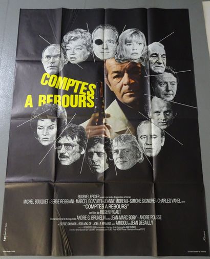 null COMPTE A REBOURS Affiche pour le film « Compte à rebours » 1970. Format : 120...