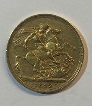 null Gold coin. FRANCE

A gold sovereign Victoria old 1899, Great Britain.

Weight...