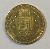 null Pièce OR. Autriche

Une pièce en or de 20 francs ou 8 florins Autriche François...